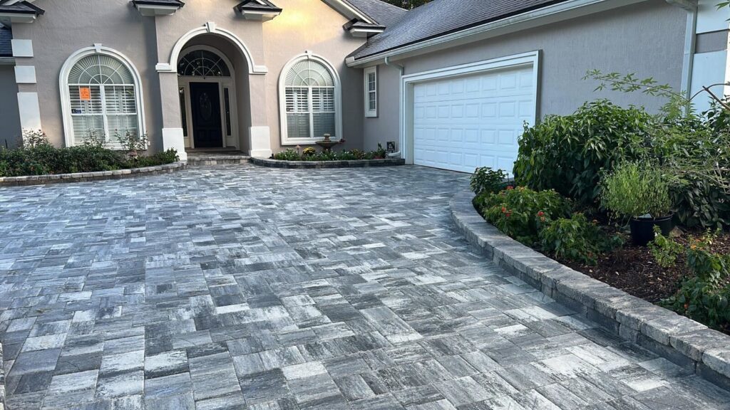 Paver Driveway Installation