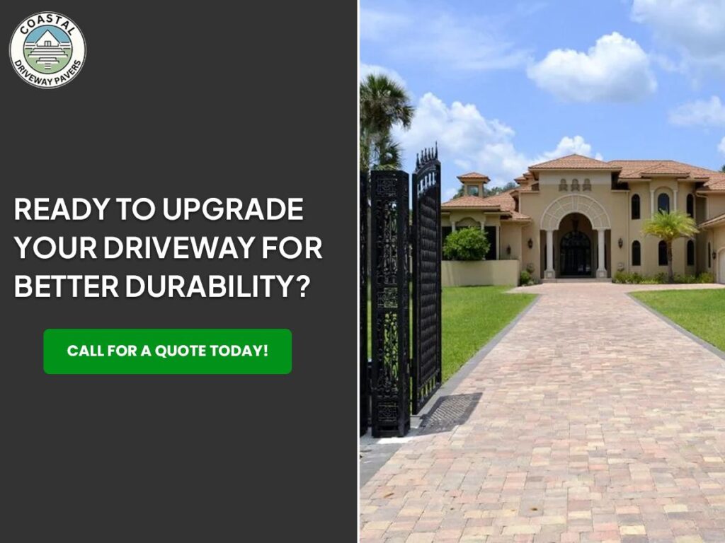 Local contractor shaking hands with homeowner in front of a newly paved driveway