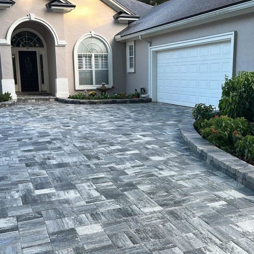 Paver Driveway Installation