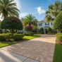 Beautifully paved driveway by Coastal Driveway Pavers in Jacksonville, showcasing quality and homeowner satisfaction
