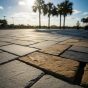 Close-up of paver materials chosen for Jacksonville&rsquo;s coastal climate