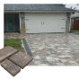 travertine driveway installation